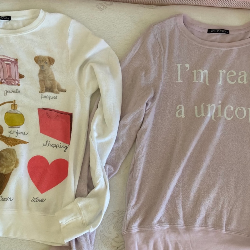 Wildfox Baggy beach jumper bundle Unicorn